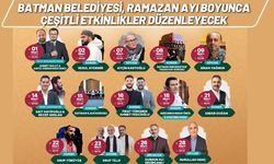 Batman Belediyesi, Ramazan Ayı Boyunca Çeşitli Etkinlikler Düzenleyecek