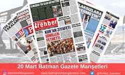 Batman Gazete Manşetleri, 21 Mart 2025