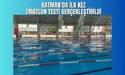 Batman'da İlk Kez Triatlon Testi Gerçekleştirildi