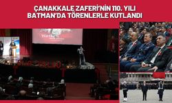 Çanakkale Zaferi’nin 110. Yılı Batman’da Törenlerle Kutlandı