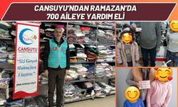 Cansuyu’ndan Ramazan’da 700 Aileye Yardım Eli