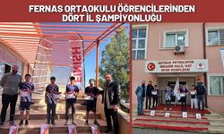 Fernas Ortaokulu Öğrencilerinden Dört İl Şampiyonluğu