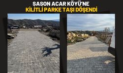 Sason Acar Köyü’ne Kilitli Parke Taşı Döşendi