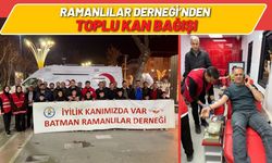 Ramanlılar Derneği’nden Toplu Kan Bağışı