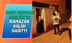 Umut Kervanı Kozluk’ta Ramazan kolisi dağıttı