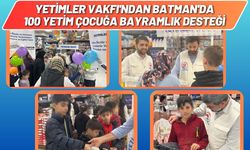 Yetimler Vakfı'ndan Batman'da 100 Yetim Çocuğa Bayramlık Desteği