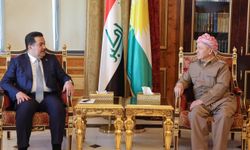Mesud Barzani, Irak Başbakanı Sudani’yi Erbil’de ağırladı