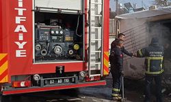 Adıyaman'da konteyner yangını: Bir ölü