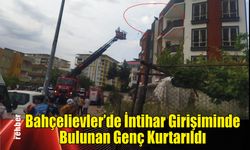 Bahçelievler'de İntihar Girişiminde bulunan Genç Kurtarıldı