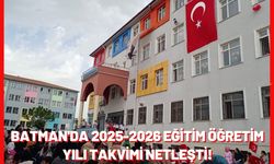 Batman'da 2025-2026 Eğitim Öğretim Yılı Takvimi Netleşti!