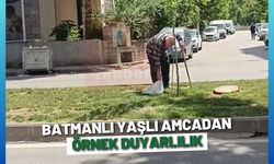 Batmanlı Yaşlı Amcadan Örnek Duyarlılık