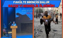 Fakülte Birincisi Balur: Gazze'yi Sessizlik Öldürür!