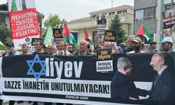 İşgalcilere destek veren Azerbaycan yönetimi İstanbul'da protesto edildi