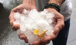 İstanbul'da dolu yağışı