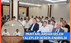 Muhtarlardan Gelen Talepler Değerlendirildi