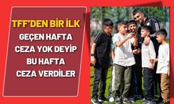 TFF’den Bir İlk Geçen Hafta Ceza Yok Deyip Bu Hafta Ceza Verdiler