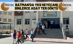 Batman'da YKS Heyecanı Binlerce Aday Ter Döktü