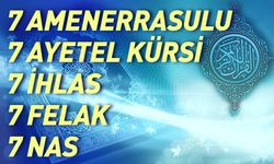 7 felak 7 nas 7 ayetel kürsi 7 amenerrasulü