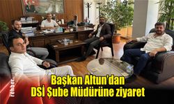 Başkan Altun’dan DSİ Şube Müdürüne ziyaret