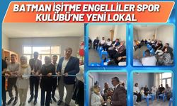 Batman İşitme Engelliler Spor Kulübü’ne Yeni Lokal