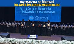 Batman’da 30 Öğrenci İslami İlimlerden Mezun Oldu