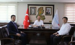 Vali Canalp, Tapu ve Kadastro 7. Bölge Müdürü Gökhan Taner’i Kabul Etti