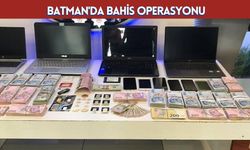 Batman'da Bahis Operasyonu