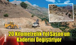 20 Kilometrelik Yol Sason'un Kaderini Değiştiriyor