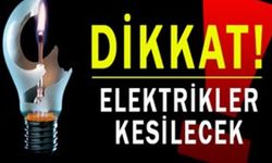 YOZGAT’TA 18-20 TEMMUZ 2025 TARİHLERİNDE PLANLI ELEKTRİK KESİNTİLERİ