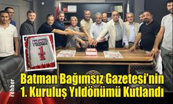 Batman Bağımsız Gazetesi'nin 1. Kuruluş Yıldönümü Kutlandı