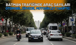 Batman Trafiğinde Araç Sayıları: Otomobil Zirvede, Motosiklet Takipte!