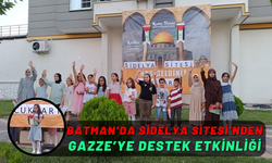 Batman’da Sidelya Sitesi’nden Gazze’ye Destek Etkinliği