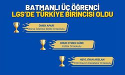 Batmanlı Üç Öğrenci LGS’de Türkiye Birincisi Oldu