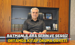 Batmanlılara Serin ve Sessiz Ortamda Kitap Okuma Daveti