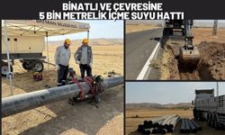 Binatlı ve Çevresine 5 Bin Metrelik İçme Suyu Hattı