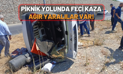 Piknik Yolunda Feci Kaza: Ağır Yaralılar Var!
