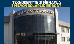 Teknokent’te 31 Firmayla 3 Milyon Dolarlık İhracat