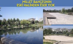 Millet Bahçesinin Eski Halinden Eser Yok