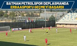 Batman Petrolspor Deplasmanda Erbaaspor’u Geçmeyi Başardı