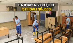 Batman’a 500 Kişilik İstihdam Müjdesi