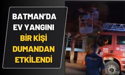 Batman’da Ev Yangını: Bir Kişi Bayıldı