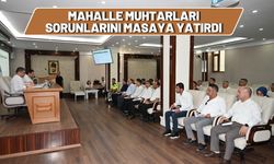 Batman’da Mahalle Muhtarları Sorunlarını Masaya Yatırdı