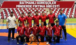 Batmanlı Güreşçiler Minderde Fırtına Gibi Esti