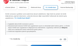 Çocuğumun tc kimlik nosunu nasıl öğrenebilirim e-devlet