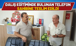 Dalış Eğitiminde Bulunan Telefon Sahibine Teslim Edildi