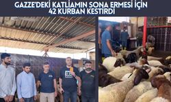 Gazze’deki Katliamın Sona Ermesi İçin 42 Kurban Kestirdi