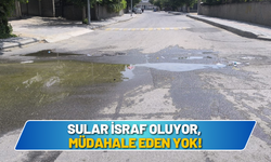 Sular israf oluyor, müdahale eden yok!