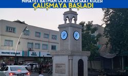 Nihayet Batman Göktaksi Saat Kulesi Çalışmaya Başladı