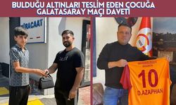 Bulduğu Altınları Teslim Eden Çocuğa Galatasaray Maçı Daveti