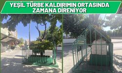 Yeşil Türbe Kaldırımın Ortasında Zamana Direniyor